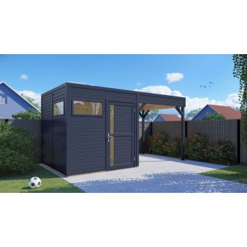 ATTEFALLSHUS BERTILO CUBUS 2 LOUNGE ANTRACIT 10,5M²