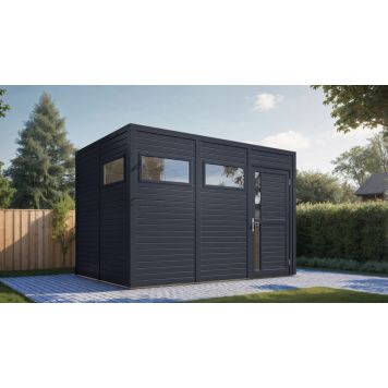 ATTEFALLSHUS BERTILO CUBUS 3 ANTRACIT 7,9M²