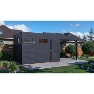 ATTEFALLSHUS BERTILO CUBUS 3 LOUNGE ANTRACIT 13,1M²