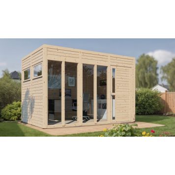 ATTEFALLSHUS BERTILO CUBUS 3 OFFICE OBEHANDLAD 7,7M²