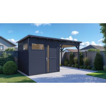 ATTEFALLSHUS BERTILO PENTUS 2 LOUNGE ANTRACIT 10,5M²