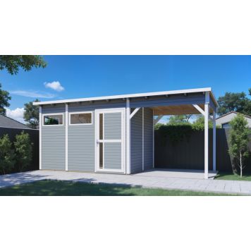 ATTEFALLSHUS BERTILO PENTUS 3 LOUNGE GRÅ 13,1M²