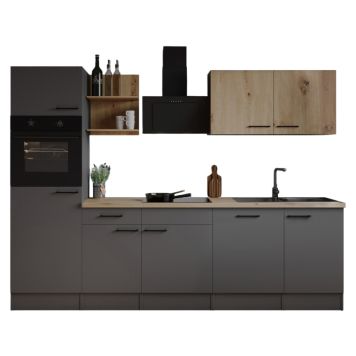 KÖK RESPEKTA OLIVER KB280GRAGAOK GRÅ/ARTISAN 280CM