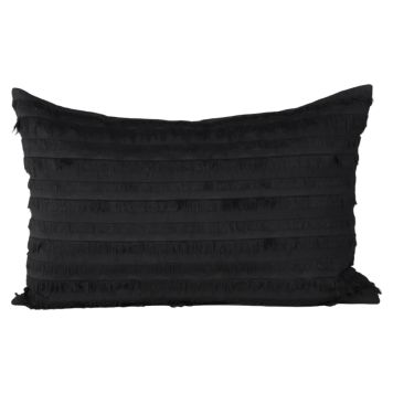 KUDDFODRAL VENTURE HOME EDITH BOMULL 40X60CM SVART 