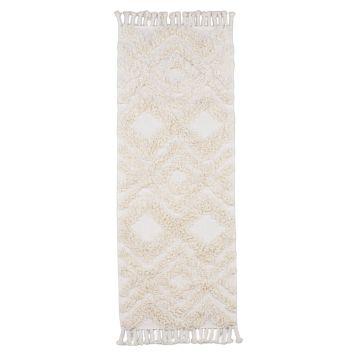 GÅNGMATTA VENTURE HOME HILMA BOMULL 200X70CM VIT 