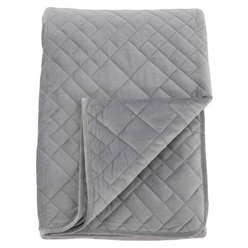 ÖVERKAST VENTURE HOME JILLY POLYESTER 260X260CM LJUSGRÅ 