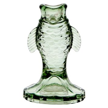LJUSSTAKE AFFARI FISH 8X12,5CM GRÖN
