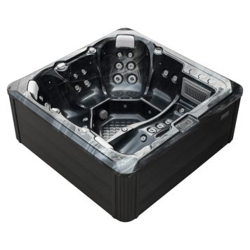 SPABAD SWEBAD LUNAR 6 PLATSER 48 JETS PEARL SHADOW