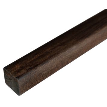 LEDSTÅNG NQD OLJAD MÖRKBETSAD EK FYRKANTIG 43X43X2250MM