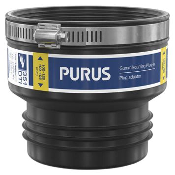 GUMMIKOPPLING PURUS PLUG-IN 100-120/100-105MM