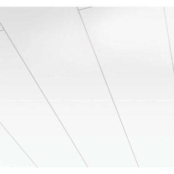 TAK- OCH VÄGGPANEL PARADOR STYLE ARCTIC VIT HÖGGLANS 1280X182X10MM