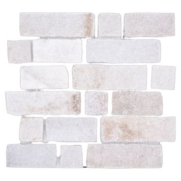 MOSAIK WELSCHEIT SUBWAY SPLIT WHITE 30,5X30,5CM PRIS PER ARK