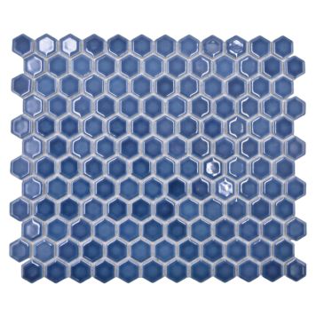 MOSAIK WELSCHEIT HEXAGON BLUEGREEN 26X30CM PRIS PER ARK