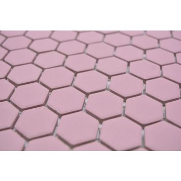 MOSAIK WELSCHEIT HEXAGON OLD ROSE 26X30CM PRIS PER ARK