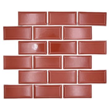 MOSAIK WELSCHEIT METRO RED 29,5X29,1CM PRIS PER ARK