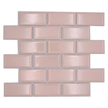 MOSAIK WELSCHEIT METRO LIGHT PINK 29,5X29,1CM PRIS PER ARK