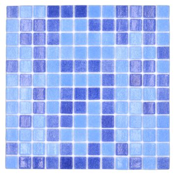 MOSAIK WELSCHEIT COLOURS AZUL MIX BLUE 31,6X31,6CM PRIS PER ARK