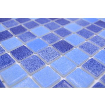 MOSAIK WELSCHEIT COLOURS NIEBLA AZUL MIX BLUE 31,6X31,6CM PRIS PER ARK