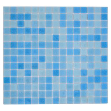 MOSAIK WELSCHEIT POOL MIX LIGHTBLUE 32,7X30,5CM PRIS PER ARK