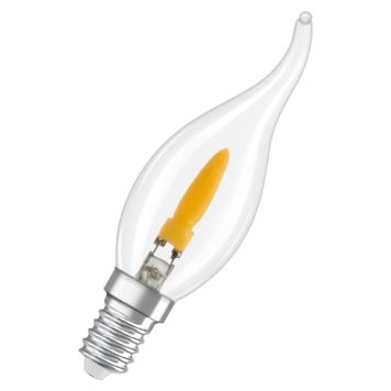 LJUSKÄLLA LEDVANCE LED KRON 35 818 FLAME 1W KLAR E14
