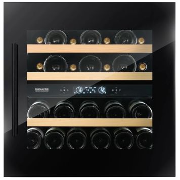 VINKYL DUNAVOX SPIRIT 25 FLASKOR SVART DUBBELZON