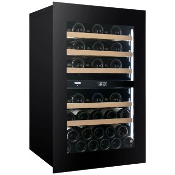 VINKYL DUNAVOX NOBLE 44 FLASKOR SVART DUBBELZON 