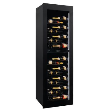 VINKYL DUNAVOX NOBLE 72 FLASKOR SVART DUBBELZON 