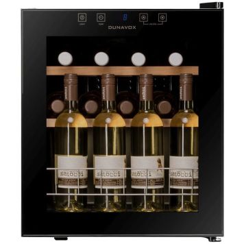 VINKYL DUNAVOX HOME 16 FLASKOR SVART ENKELZON 