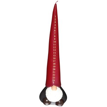 KALENDERLJUS TOMTEFAR 33CM