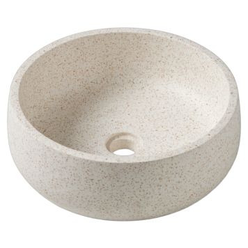 TVÄTTSTÄLL TENFORS FRISTÅENDE TERRAZZO VIT Ø39CM
