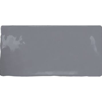 KAKEL TENFORS VISION 7,5X15CM DARK GREY BLANK 0,5M²/KRT