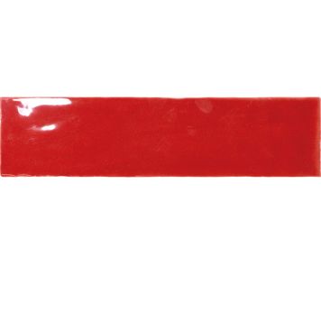 KAKEL TENFORS FINCA 7,5X30CM ROSSO BLANK 1M²/KRT