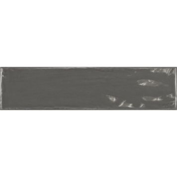 KAKEL TENFORS CASITA 7,5X30CM DARK GREY BLANK