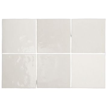 KAKEL TENFORS CREATIVA 15X15CM WHITE BLANK 1M²/KRT