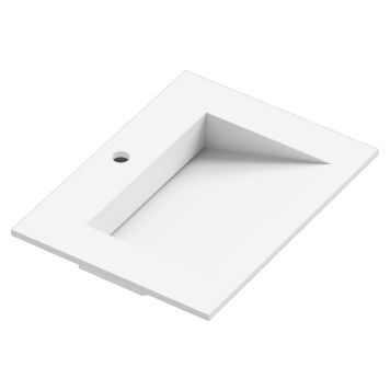 TVÄTTSTÄLL TENFORS FLOW SOLID SURFACE VIT 60CM
