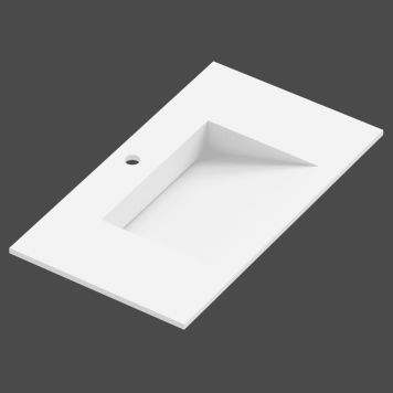 TVÄTTSTÄLL TENFORS FLOW SOLID SURFACE 80CM
