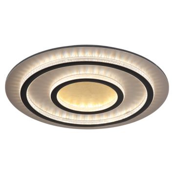 LED-PLAFOND GLOBO JAYDEN Ø55CM SVART/GULD