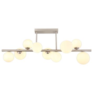 TAKLAMPA GLOBO RIHA 870X370 NICKEL MATT