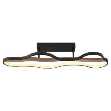 TAKLAMPA GLOBO BEZZY LED 80,6CM SVART