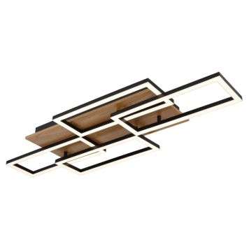 TAKLAMPA GLOBO JEFFRY LED 87,5CM BRUN