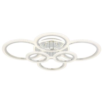 TAKLAMPA GLOBO SALINAS LED 780X115 CHROMED