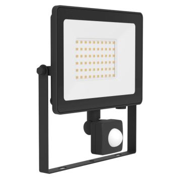 STRÅLKASTARE EGLO RISACCA-E LED 50W SENSOR IP65 SVART