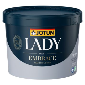 VÄGGFÄRG JOTUN LADY EMBRACE VIT/A-BAS 9L                              