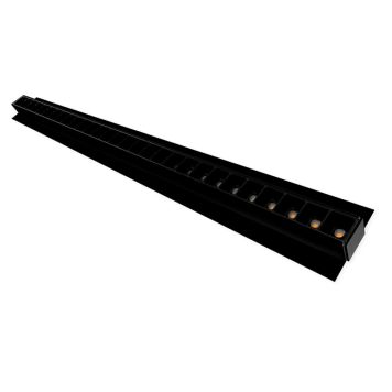 LED-ARMATUR ECOFOSS LED TC UGR SVART H25 3000K 24W 60CM