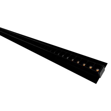 LED-ARMATUR ECOFOSS LED TC UGR SVART H25 3000K 36W 120CM 
