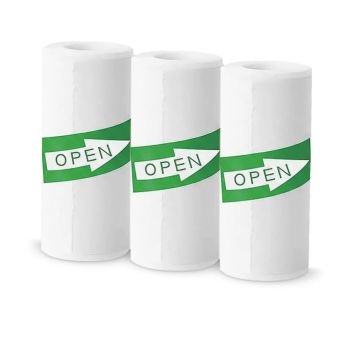 SJÄLVHÄFTANDE PAPPER NEDIS FÖR TERMOSKRIVARE 3-PACK