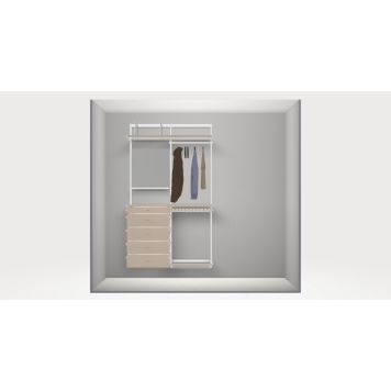 STARTKIT ELFA DECOR+ 2X60CM VIT/BEIGE 