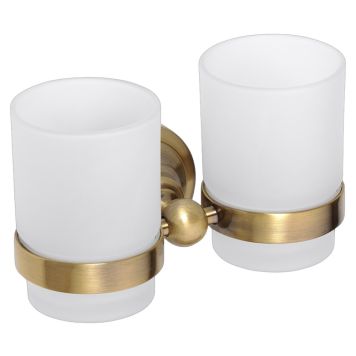 TANDBORSTGLAS BEMETA RETRO DUBBEL BRONS