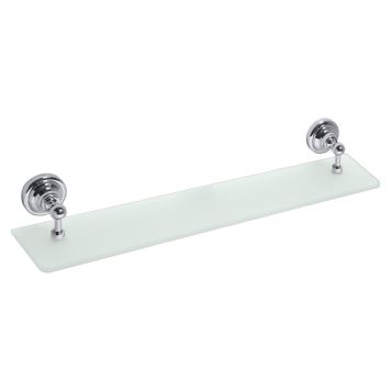 HYLLA BEMETA RETRO GLAS KROM 60CM