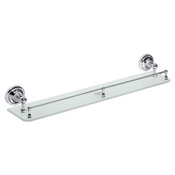 HYLLA BEMETA RETRO GLAS KROM 60CM